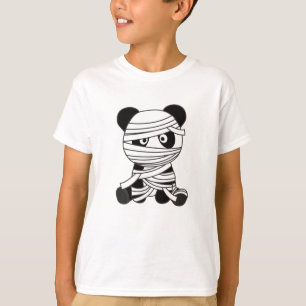 Camiseta Pandas Panda Mummy Pumpkin Felices Halloween