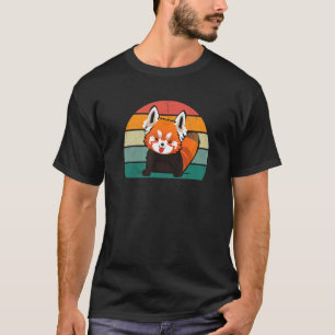 Camiseta Pandas Rojos Bamboo Asia Oso Panda Rojo Bear Panda