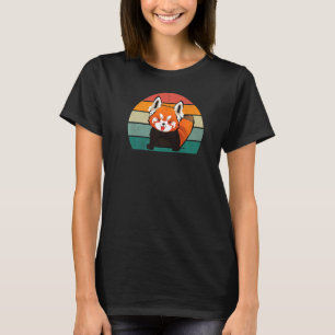 Camiseta Pandas Rojos Bamboo Asia Oso Panda Rojo Bear Panda