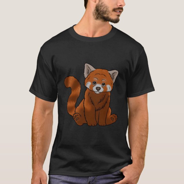 Camiseta Pandas Rojos Panda Rojo (Anverso)