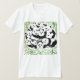 Camiseta Pandas T-Shirt Gift Panda Family (Anverso del diseño)