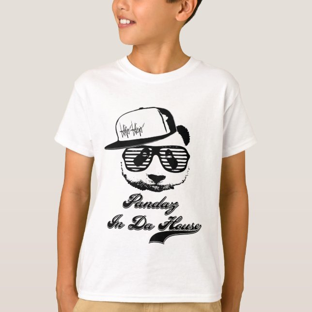 Camiseta Pandaz en casa de DA. Panda del ghetto (Anverso)