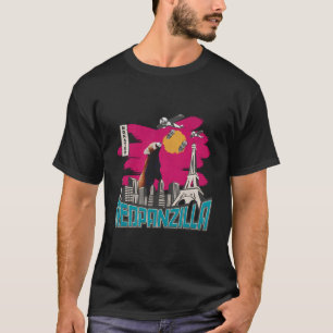 Camiseta Pandazilla Roja Oso Panda Rojo Panzilla Roja Japón