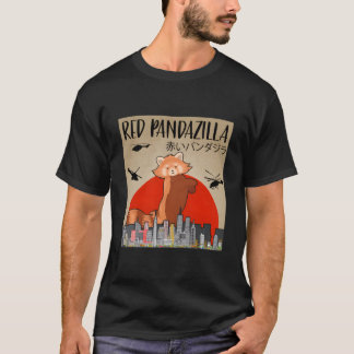 Camiseta Pandazilla Rojo Panda Bailarín Para Panda