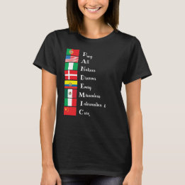 Camiseta Pandemia_2020 Negro de Italia