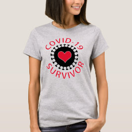 Camiseta Pandemia del Corazón Rojo Coronavirus Covid-19 Sob
