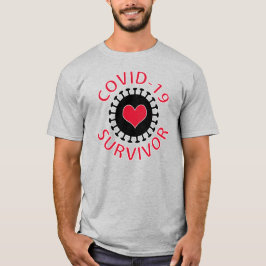 Camiseta Pandemia del Corazón Rojo Coronavirus Covid-19 Sob