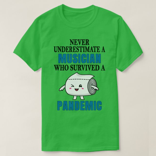 Camiseta Pandemia musical de Guay (Diseño del anverso)