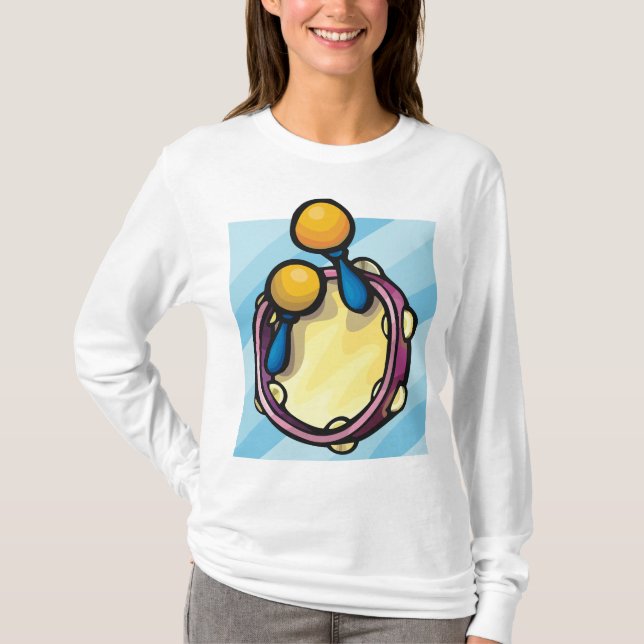 Camiseta Pandereta y maracas (Anverso)