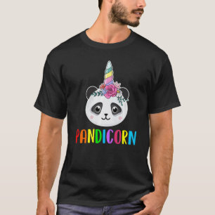 Camiseta Pandicorn Cute Unicorn y Panda Bear Animal