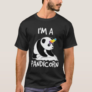 Camiseta Pandicorn Panda Unicorn Funny Rainbow Panda Gift