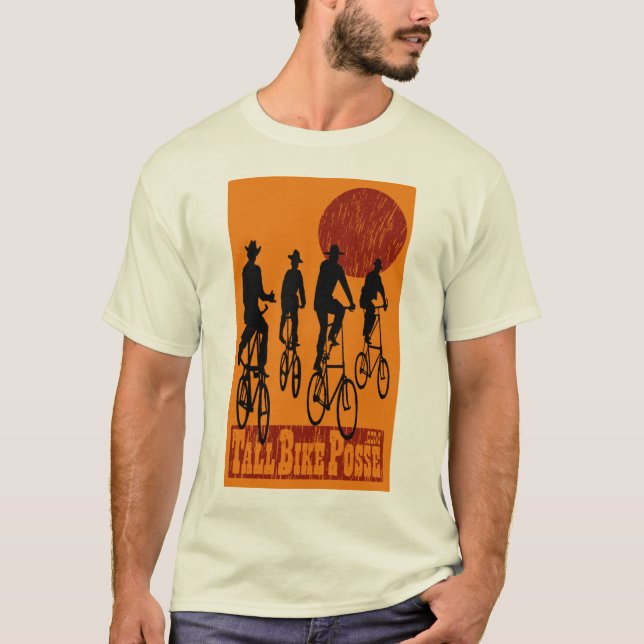 Camiseta Pandilla alta de la bici (Anverso)
