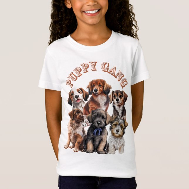 Camiseta Pandilla de Cachorros (Anverso)