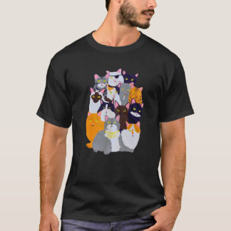 Camiseta Pandilla de gatos vintage Y2K Enjoi - Gato lindo p
