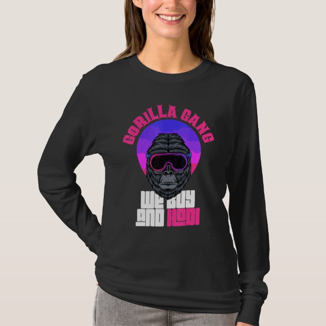 Camiseta Pandilla De Gorilas Que Compramos Y Mantenemos Al  (Anverso)