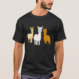 Camiseta Pandilla de manada de alpacas llamas