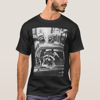 Camiseta Pandilla de Mapaches Divertida Felino Genial Vinta