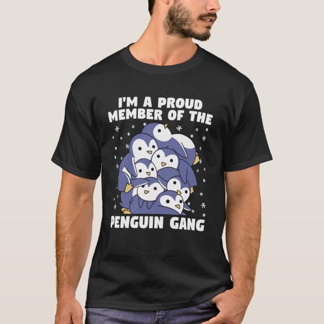 Camiseta Pandilla de pingüinos para fans de animales (Anverso)