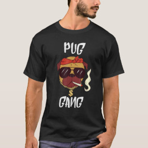 Camiseta Pandilla de pug Equipo de perro pug Dueño de pug S