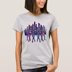 Camiseta Pandilla futurista Chica - Vibes retro de ciberpun
