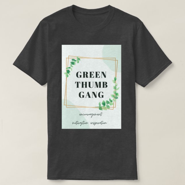 Camiseta Pandilla verde (Diseño del anverso)