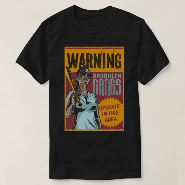 Camiseta Pandillas de Brooklyn (Diseño del anverso)