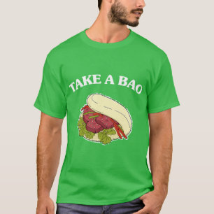Camiseta Panecillos al vapor divertidos Puns de comida asiá