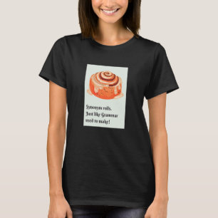 Camiseta Panecillos de Canela Sinónimos  Juego de Palabras 
