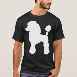 Camiseta Panecillos de carne de perro de silueta de caniche