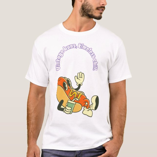 Camiseta Panecillos Vintage, Frio Atemporal (Anverso)