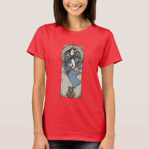 Camiseta Panel Art Nouveau de la mujer maravilla