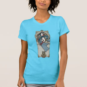 Camiseta Panel de Art Nouveau para mujer maravilla