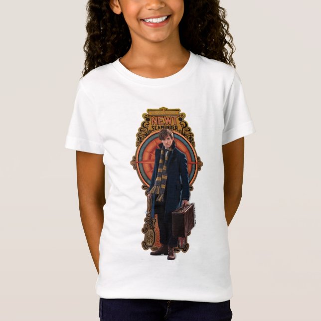 Camiseta Panel de Art Nouveau permanente de NEWT SCAMANDER™ (Anverso)