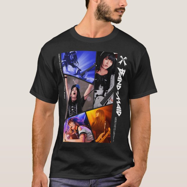 Camiseta PANEL DE BAND-MAID (completo) (Anverso)