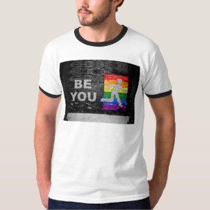 Camiseta Panel de colores del orgullo arcoíris urbano de Sl
