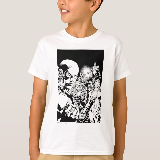 Camiseta Panel de comic nocturno más negro 2 (Anverso)