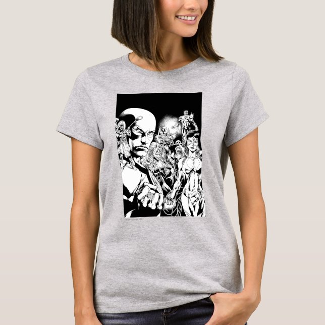 Camiseta Panel de comic nocturno más negro 2 (Anverso)