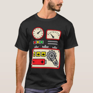 Camiseta Panel de control de disfraz de robot para niños