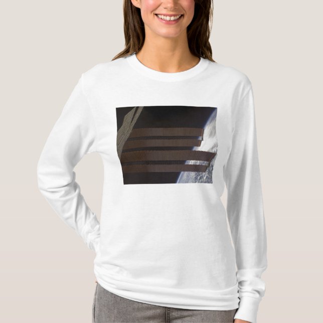 Camiseta Panel de matrices solares de la Estación Espacial  (Anverso)