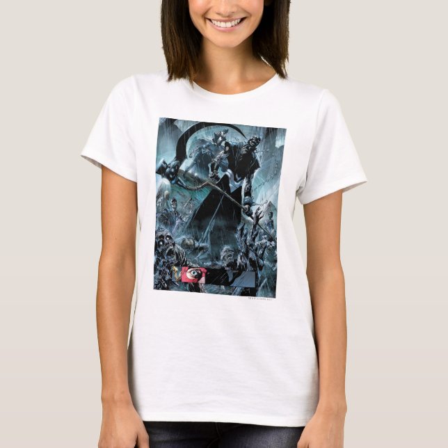 Camiseta Panel del Cuerpo de Linternas Negras (Anverso)