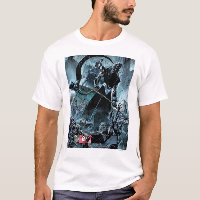 Camiseta Panel del Cuerpo de Linternas Negras (Anverso)