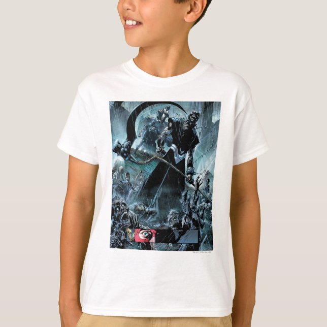 Camiseta Panel del Cuerpo de Linternas Negras (Anverso)