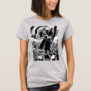 Camiseta Panel del Cuerpo de Linternas Negras - Blanco y ne