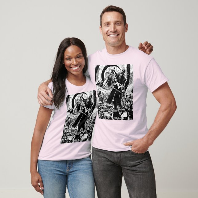 Camiseta Panel del Cuerpo de Linternas Negras - Blanco y ne (Unisexo)