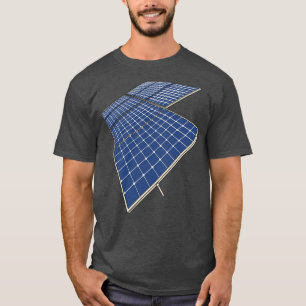 Camiseta Panel solar de paneles solares de energía renovabl