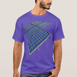Camiseta Panel solar de paneles solares de energía renovabl
