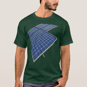 Camiseta Panel solar de paneles solares de energía renovabl