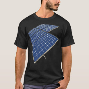 Camiseta Panel solar de paneles solares de energía renovabl