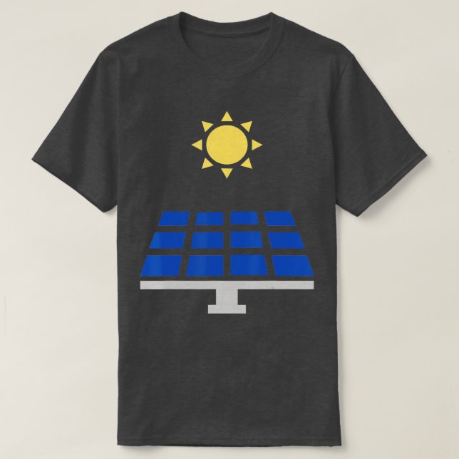 Camiseta Panel solar Energía verde energía energía energía  (Diseño del anverso)