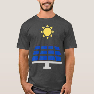 Camiseta Panel solar Energía verde energía energía energía 